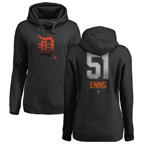 Women's Dietrich Enns Black Midnight Mascot Pullover Hoodie