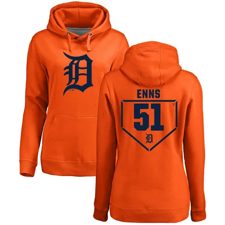 Women's Dietrich Enns Orange RBI Pullover Hoodie