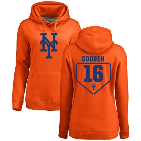 Women's Dwight Gooden Orange RBI Pullover Hoodie