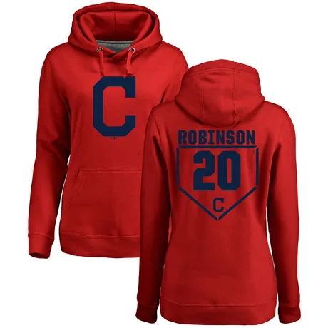Women's Eddie Robinson Red RBI Pullover Hoodie