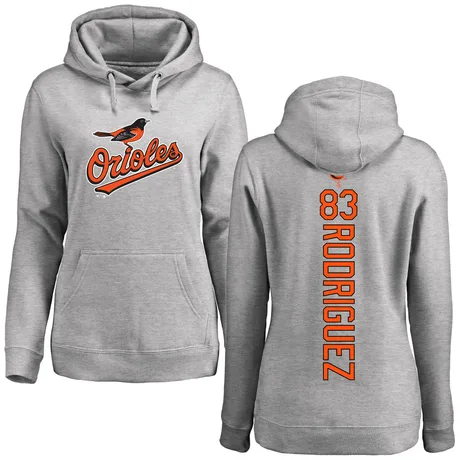 Women's Elvin Rodriguez Ash Backer Pullover Hoodie