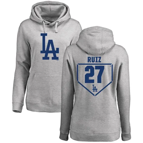 Women's Esteury Ruiz Gray RBI Pullover HoodieHeathered