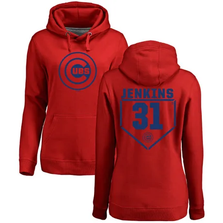 Women's Fergie Jenkins Red RBI Pullover Hoodie