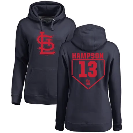 Women's Garrett Hampson Navy RBI Pullover Hoodie