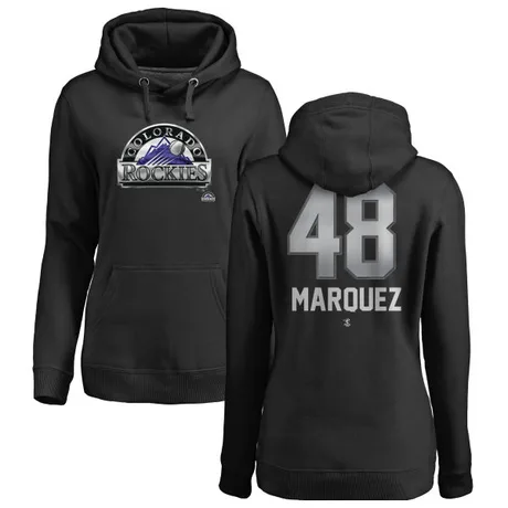 Women's German Marquez Black Midnight Mascot Pullover Hoodie