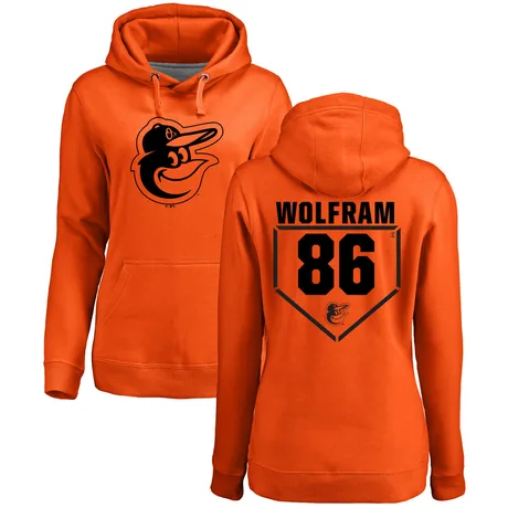 Women's Grant Wolfram Orange RBI Pullover Hoodie