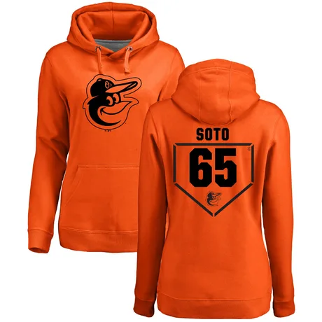 Women's Gregory Soto Orange RBI Pullover Hoodie