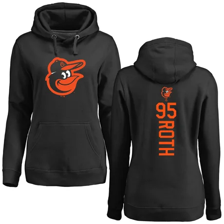 Women's Houston Roth Black Backer Pullover Hoodie