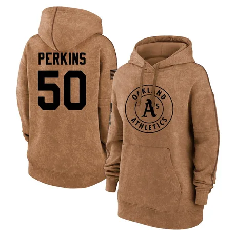 Women's Jack Perkins Brown 2023 Salute to Service Pullover Hoodie