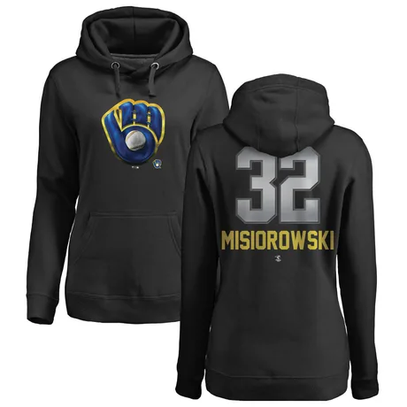 Women's Jacob Misiorowski Black Midnight Mascot Pullover Hoodie