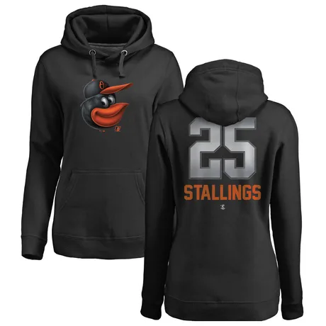 Women's Jacob Stallings Black Midnight Mascot Pullover Hoodie