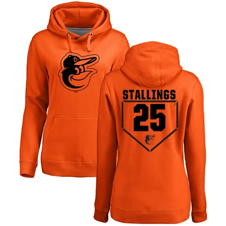 Women's Jacob Stallings Orange RBI Pullover Hoodie