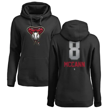 Women's James McCann Black Midnight Mascot Pullover Hoodie