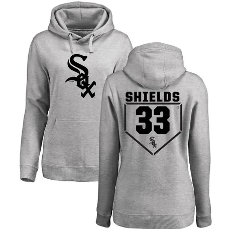Women's James Shields Gray RBI Pullover HoodieHeathered