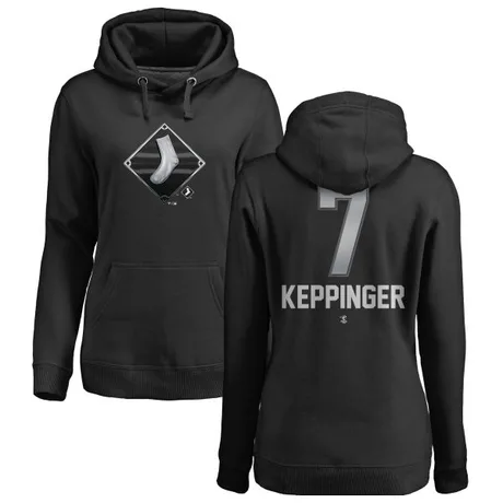 Women's Jeff Keppinger Black Midnight Mascot Pullover Hoodie