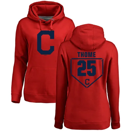 Women's Jim Thome Red RBI Pullover Hoodie