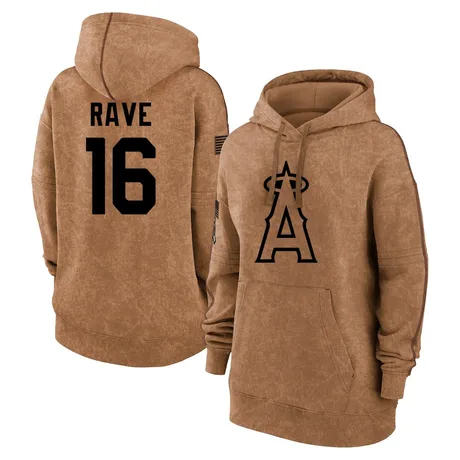 Women's John Rave Brown 2023 Salute to Service Pullover Hoodie