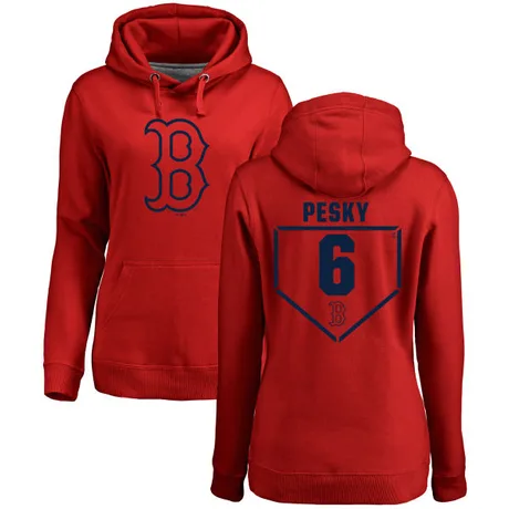 Women's Johnny Pesky Red RBI Pullover Hoodie
