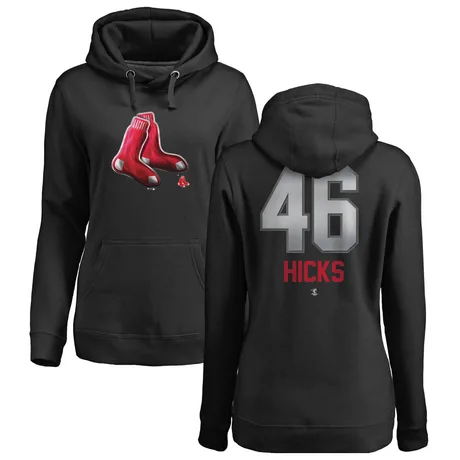 Women's Jordan Hicks Black Midnight Mascot Pullover Hoodie