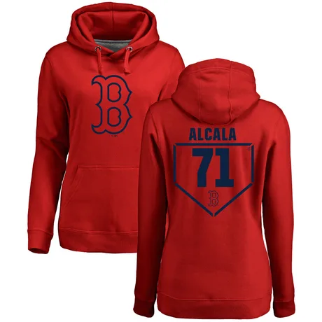 Women's Jorge Alcala Red RBI Pullover Hoodie