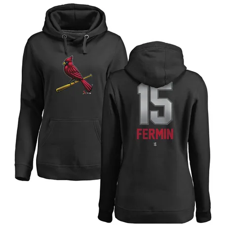Women's Jose Fermin Black Midnight Mascot Pullover Hoodie