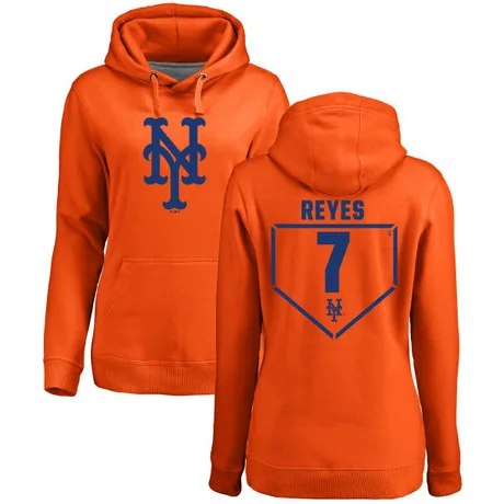 Women's Jose Reyes Orange RBI Pullover Hoodie