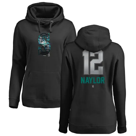 Women's Josh Naylor Black Midnight Mascot Pullover Hoodie