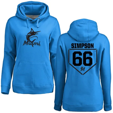 Women's Josh Simpson Orange RBI Pullover Hoodie