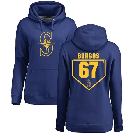 Women's Juan Burgos Royal RBI Pullover Hoodie