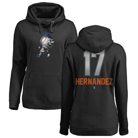 Women's Keith Hernandez Black Midnight Mascot Pullover Hoodie