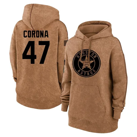 Women's Kenedy Corona Brown 2023 Salute to Service Pullover Hoodie