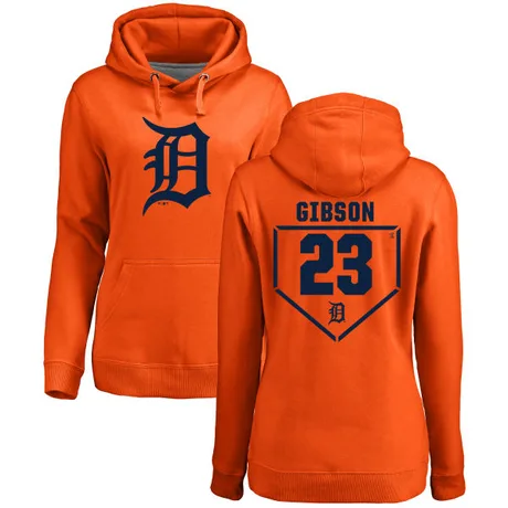Women's Kirk Gibson Orange RBI Pullover Hoodie