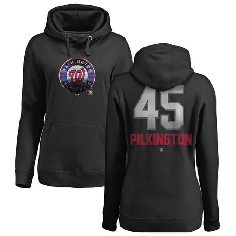 Women's Konnor Pilkington Black Midnight Mascot Pullover Hoodie