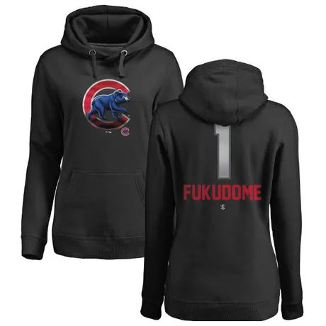 Women's Kosuke Fukudome Black Midnight Mascot Pullover Hoodie