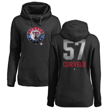 Women's Luis Curvelo Black Midnight Mascot Pullover Hoodie