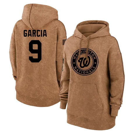 Women's Luis Garcia Brown 2023 Salute to Service Pullover Hoodie