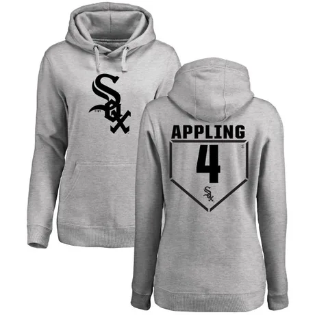 Women's Luke Appling Gray RBI Pullover HoodieHeathered