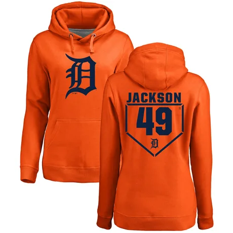 Women's Luke Jackson Orange RBI Pullover Hoodie