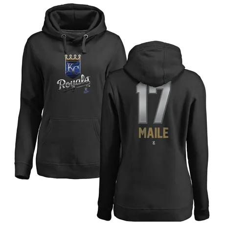 Women's Luke Maile Black Midnight Mascot Pullover Hoodie