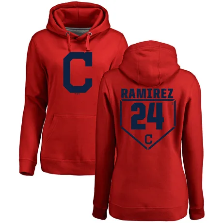 Women's Manny Ramirez Red RBI Pullover Hoodie