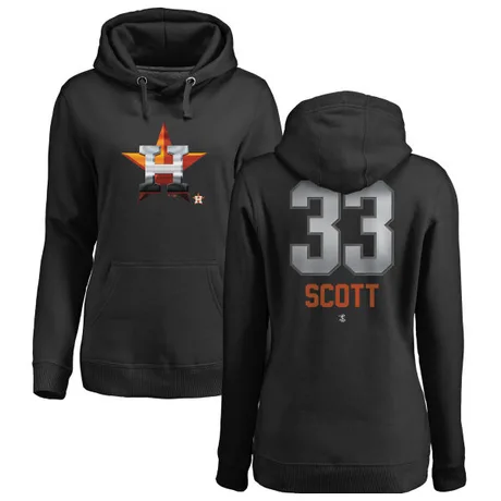 Women's Mike Scott Black Midnight Mascot Pullover Hoodie