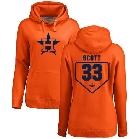 Women's Mike Scott Orange RBI Pullover Hoodie