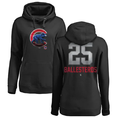Women's Moises Ballesteros Black Midnight Mascot Pullover Hoodie