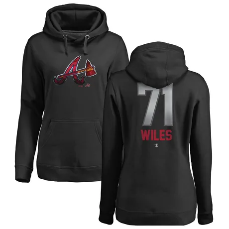 Women's Nathan Wiles Black Midnight Mascot Pullover Hoodie