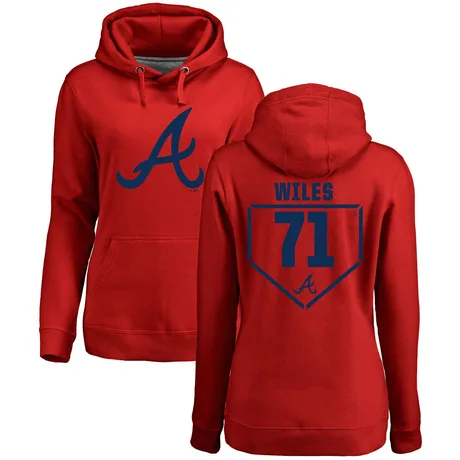 Women's Nathan Wiles Red RBI Pullover Hoodie