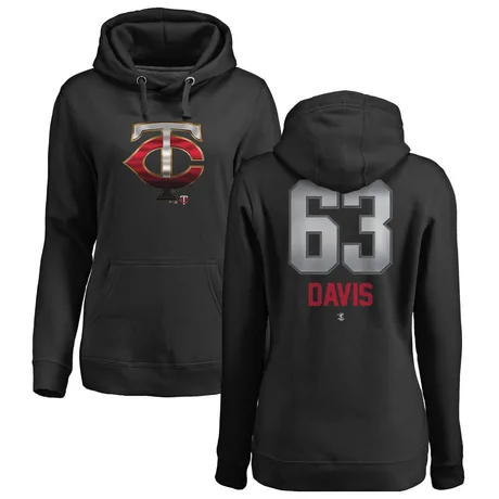 Women's Noah Davis Black Midnight Mascot Pullover Hoodie