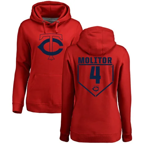 Women's Paul Molitor Red RBI Pullover Hoodie