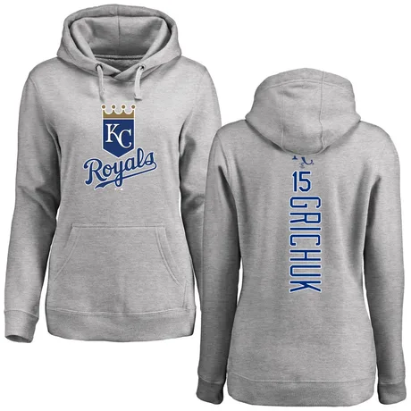 Women's Randal Grichuk Ash Backer Pullover Hoodie