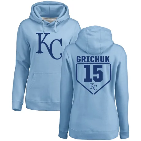 Women's Randal Grichuk Light Blue RBI Pullover Hoodie