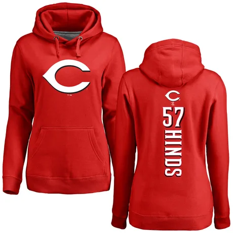 Women's Rece Hinds Red Backer Pullover Hoodie